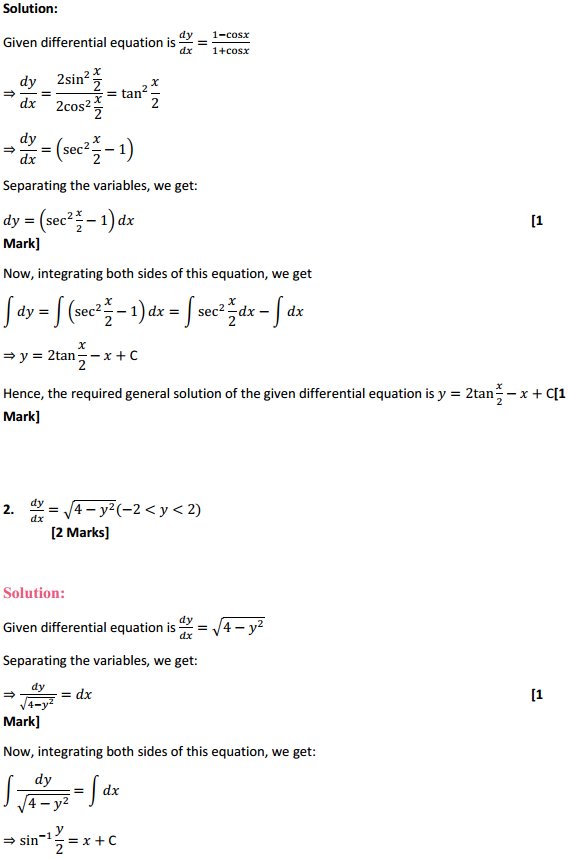 NCERT Solutions for Class 12 Maths Chapter 9 Differential Equations Ex 9.4 2