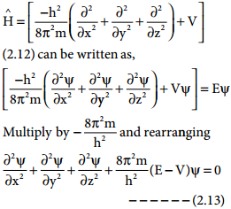 quantum mechanical model of atom schrodinger equation