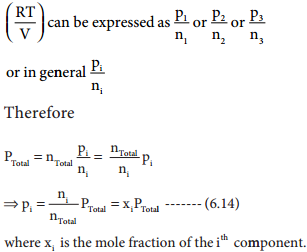 Mixture of Gases - Dalton's Law of Partial Pressure img 2