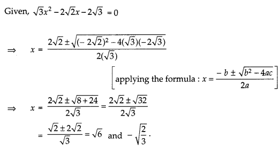 CBSE Sample Papers for Class 10 Maths Standard Term 2 Set 6 with Solutions 1