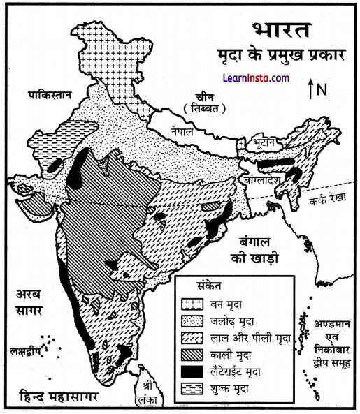 Class 11 Geography Chapter 6 Question Answer in Hindi मृदा 1