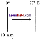 Class 11 Geography Practical Chapter 3 Solutions in Hindi अक्षांश, देशांतर और समय 4