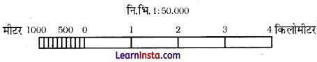 NCERT Class 11 Geography Chapter 2 Solutions in Hindi मानचित्र मापनी 2