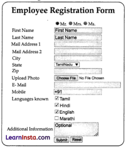 CBSE Sample Papers for Class 10 Computer Applications Set 10 With Solutions