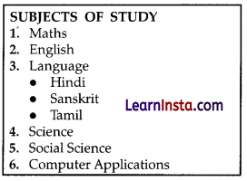 CBSE Sample Papers for Class 10 Computer Applications Set 9 With Solutions