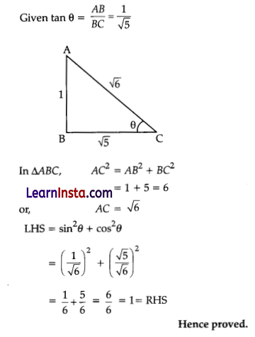 CBSE Sample Papers for Class 10 Maths Standard Set 5 with Solutions 19