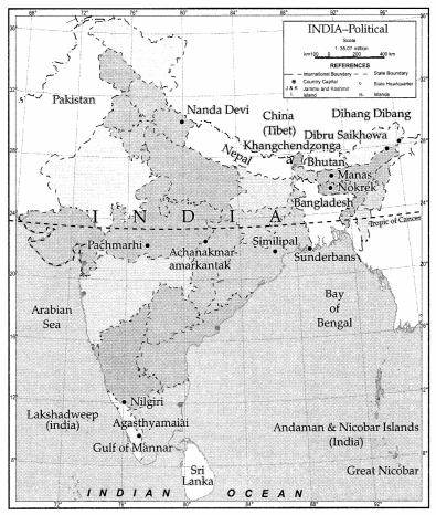CBSE Sample Papers for Class 11 Geography Set 4 with Solutions 3