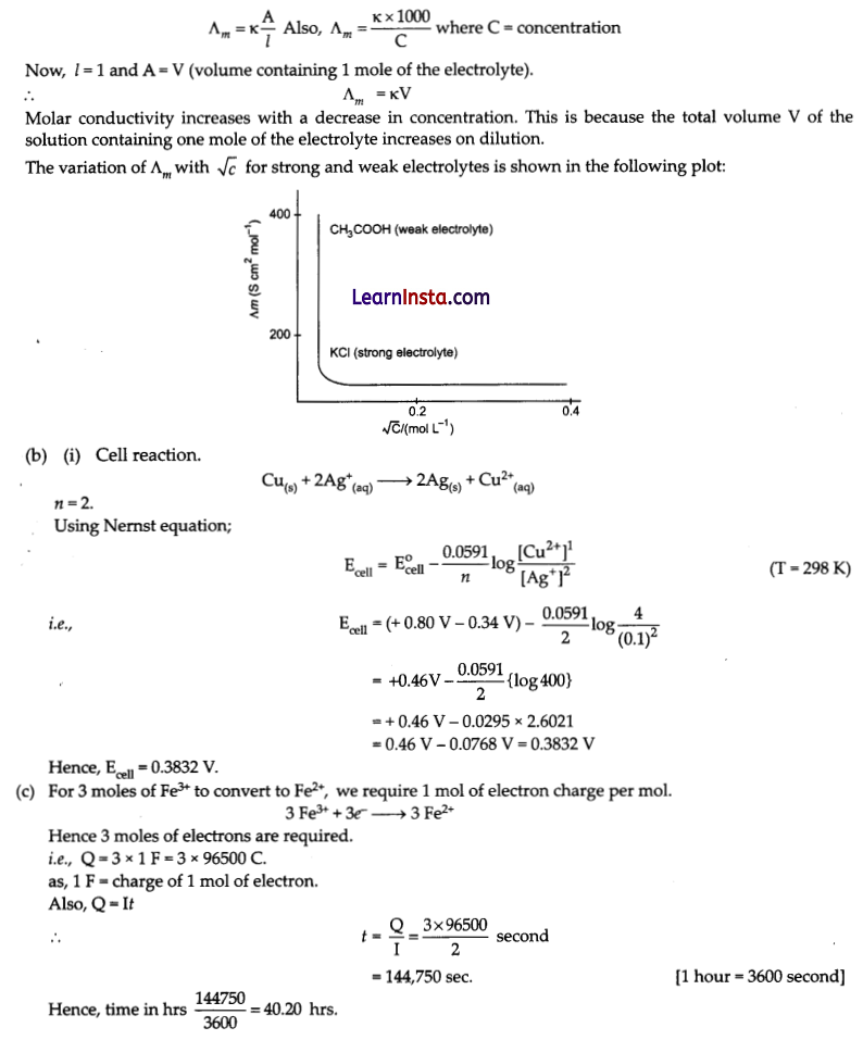 CBSE Sample Papers for Class 12 Chemistry Set 6 with Solutions 7