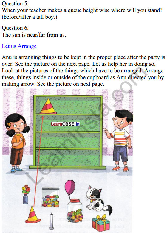 Joyful Class 1 Mathematics Worksheet Chapter 1 Finding the Furry Cat! (Pre-number Concepts) 13