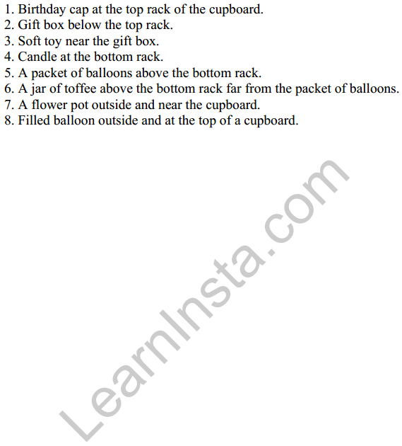 Joyful Class 1 Mathematics Worksheet Chapter 1 Finding the Furry Cat! (Pre-number Concepts) 14