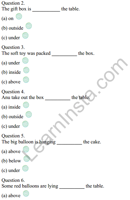 Joyful Class 1 Mathematics Worksheet Chapter 1 Finding the Furry Cat! (Pre-number Concepts) 2