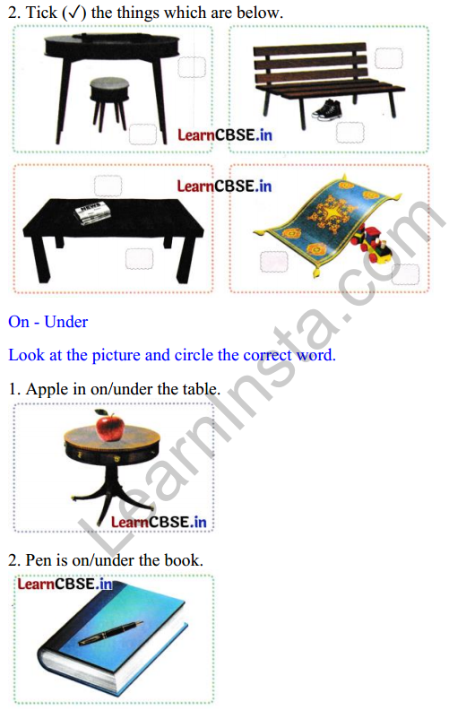 Joyful Class 1 Mathematics Worksheet Chapter 1 Finding the Furry Cat! (Pre-number Concepts) 5