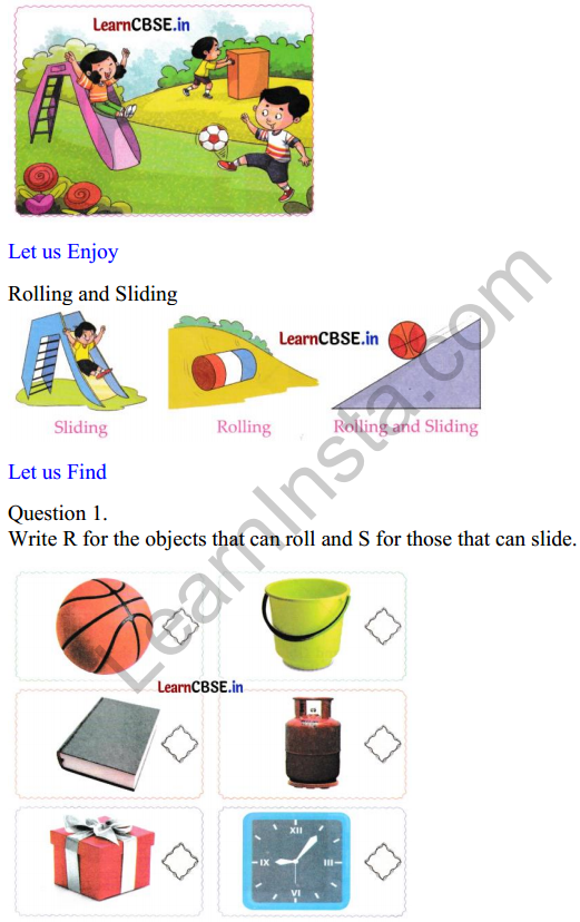 Joyful Class 1 Mathematics Worksheet Chapter 2 What is Long What is Round (Shapes) 6