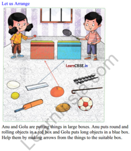 What is Long? What is Round? Class 1 Worksheet with Answers Maths Chapter 2