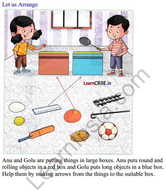 Joyful Class 1 Mathematics Worksheet Chapter 2 What is Long What is Round (Shapes) 8