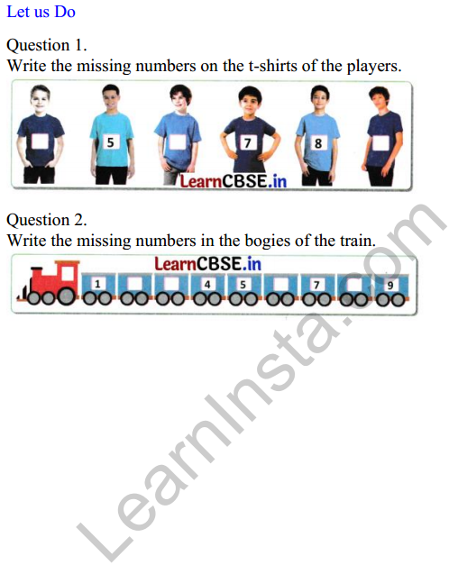 Joyful Class 1 Mathematics Worksheet Chapter 3 Mango Treat (Numbers 1 to 9) 12