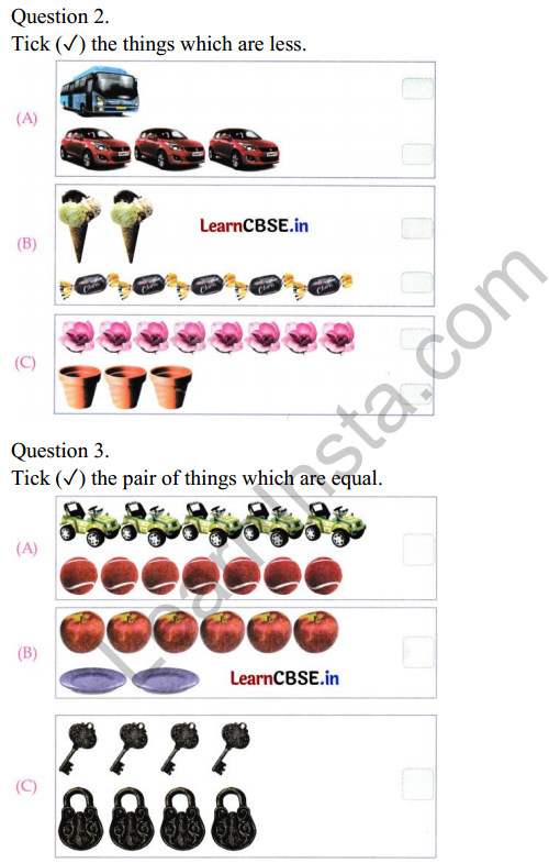 Joyful Class 1 Mathematics Worksheet Chapter 3 Mango Treat (Numbers 1 to 9) 4