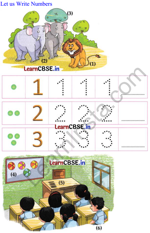 Joyful Class 1 Mathematics Worksheet Chapter 3 Mango Treat (Numbers 1 to 9) 5