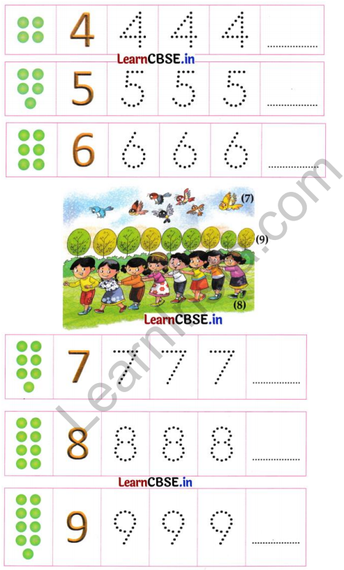 Joyful Class 1 Mathematics Worksheet Chapter 3 Mango Treat (Numbers 1 to 9) 6