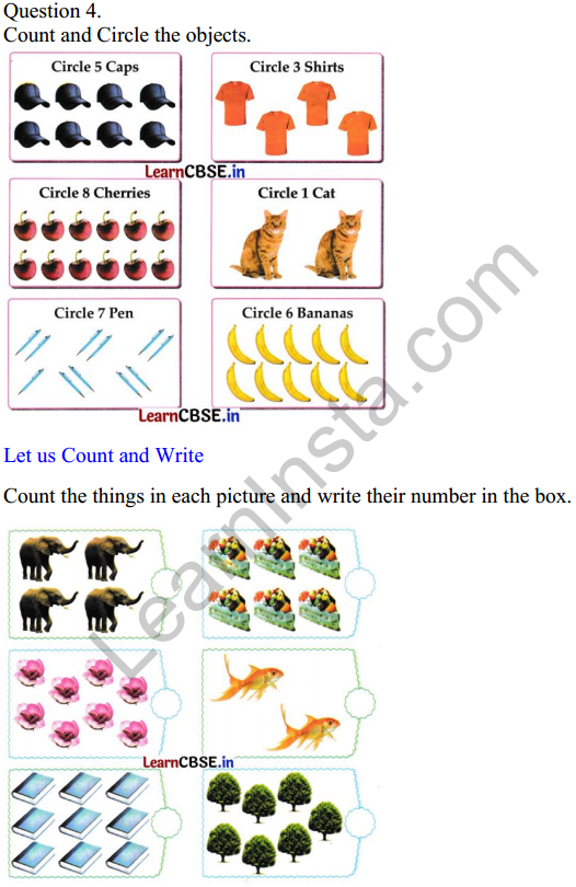 Joyful Class 1 Mathematics Worksheet Chapter 3 Mango Treat (Numbers 1 to 9) 9