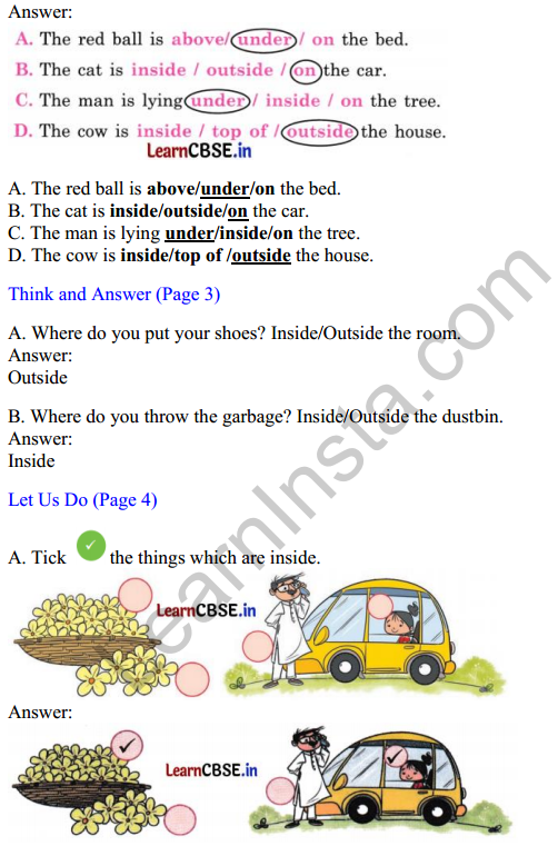 Joyful Mathematics Class 1 Solutions Chapter 1 Finding the Furry Cat! (Pre-number Concepts) 3