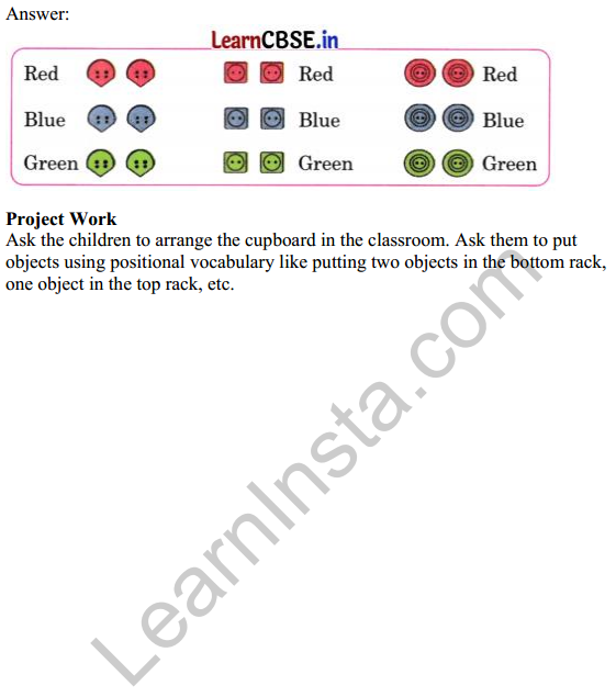 Joyful Mathematics Class 1 Solutions Chapter 1 Finding the Furry Cat! (Pre-number Concepts) 8