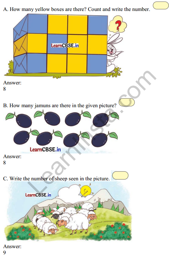 Joyful Mathematics Class 1 Solutions Chapter 3 Mango Treat (Numbers 1 to 9) 12