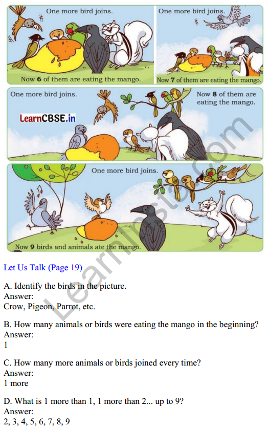 Joyful Mathematics Class 1 Solutions Chapter 3 Mango Treat (Numbers 1 to 9) 2