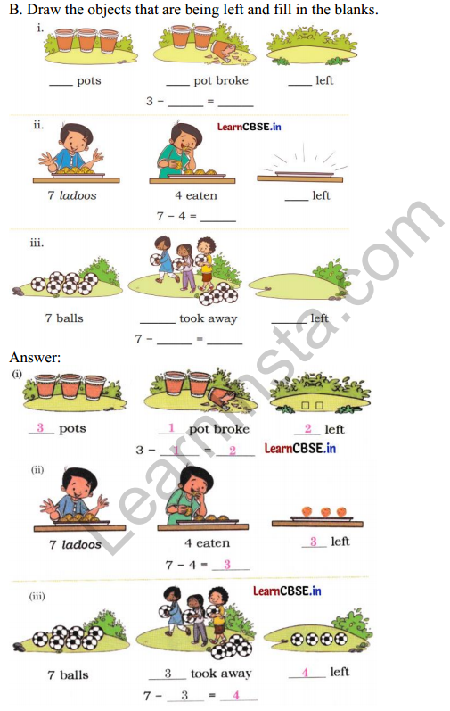 Joyful Mathematics Class 1 Solutions Chapter 5 How Many (Addition and Subtraction of Single Digit Numbers) 16