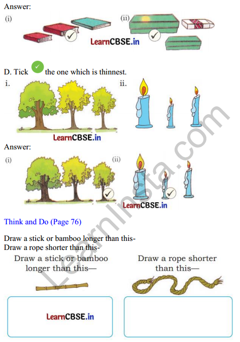 Joyful Mathematics Class 1 Solutions Chapter 7 Lina’s Family (Measurement) 3