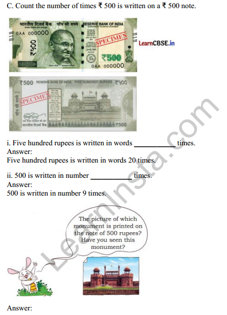 Joyful Mathematics Class 2 Solutions Chapter 10 Fun at the Fair (Money) 3