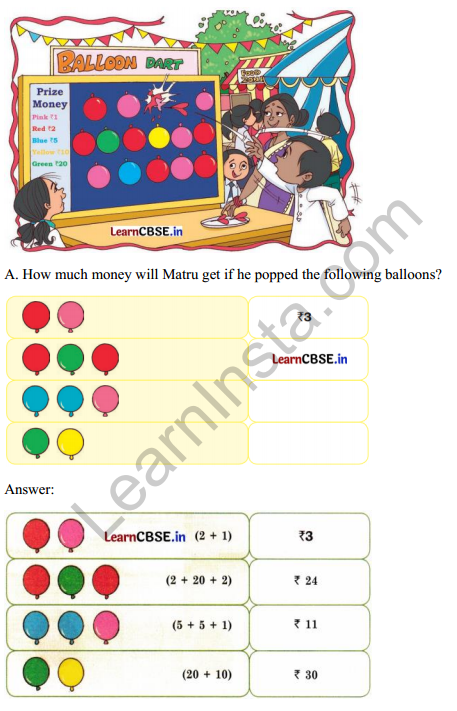 Joyful Mathematics Class 2 Solutions Chapter 10 Fun at the Fair (Money) 5