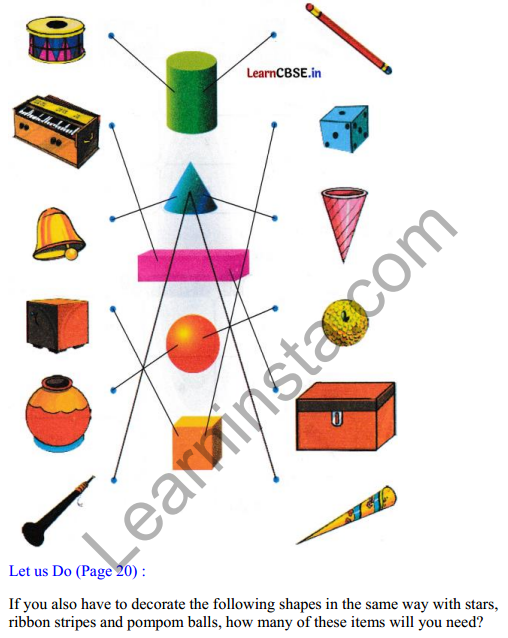 Joyful Mathematics Class 2 Solutions Chapter 2 Shapes Around Us (3D Shapes) 3