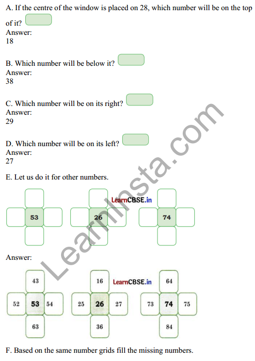 Joyful Mathematics Class 2 Solutions Chapter 3 Fun with Numbers (Numbers 1 to 100) 11