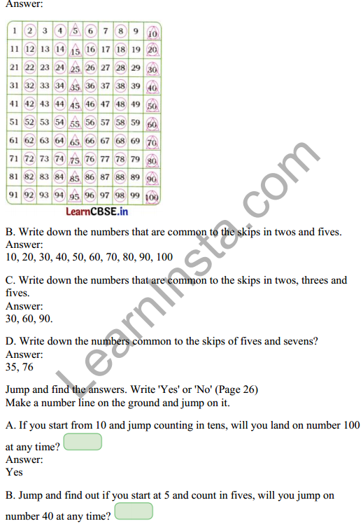 Joyful Mathematics Class 2 Solutions Chapter 3 Fun with Numbers (Numbers 1 to 100) 14