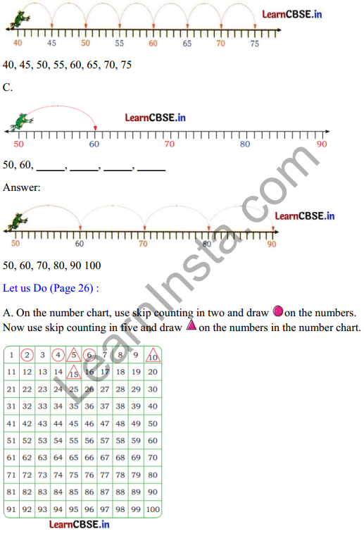 Joyful Mathematics Class 2 Solutions Chapter 3 Fun with Numbers (Numbers 1 to 100) 5