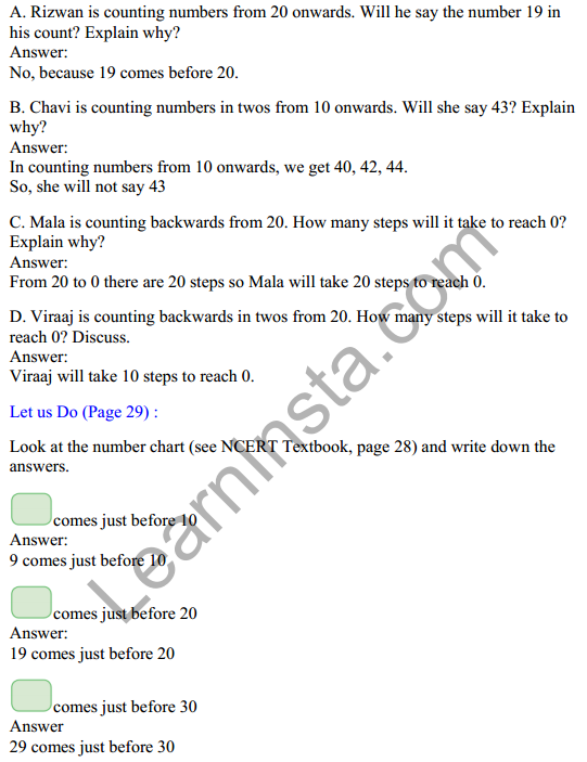 Joyful Mathematics Class 2 Solutions Chapter 3 Fun with Numbers (Numbers 1 to 100) 9