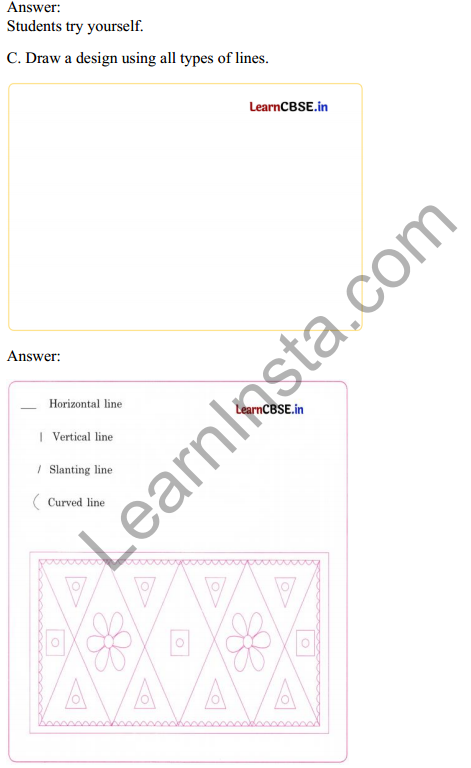 Joyful Mathematics Class 2 Solutions Chapter 5 Playing with Lines (Orientations of a Line) 7