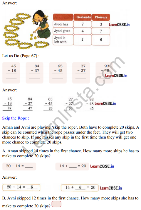 Joyful Mathematics Class 2 Solutions Chapter 6 Decoration for Festival.23
