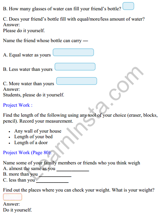 Joyful Mathematics Class 2 Solutions Chapter 7 Rani’s Gift (Measurement) 12