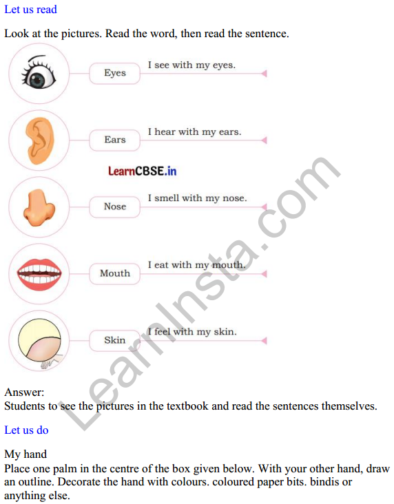 Mridang Class 1 English Solutions Chapter 1 Two Little Hands 3
