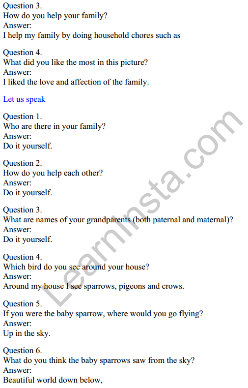 Mridang Class 1 English Solutions Chapter 2 Greetings 15
