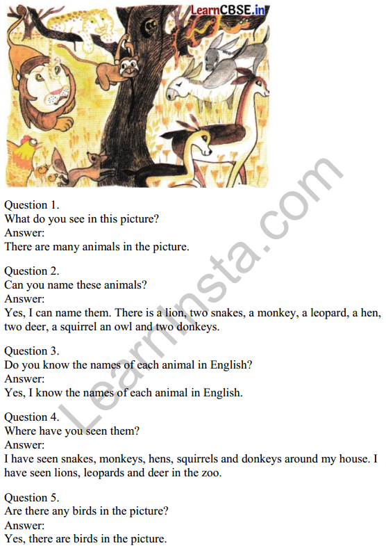 Mridang Class 1 English Solutions Chapter 3 Picture Time 1