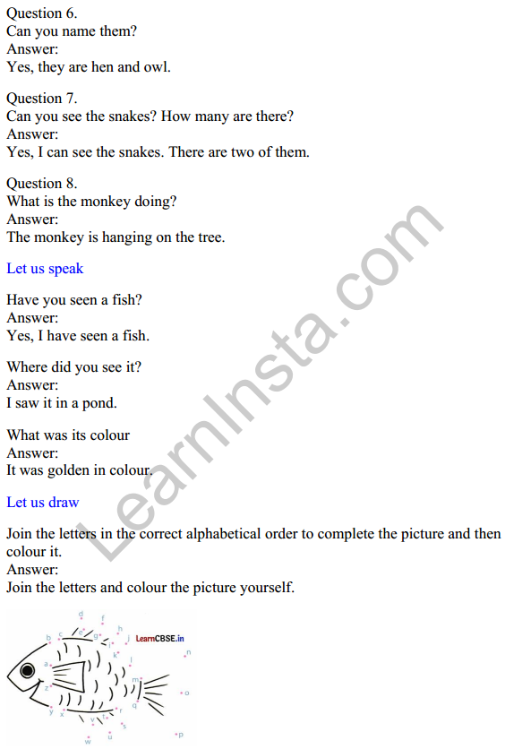 Mridang Class 1 English Solutions Chapter 3 Picture Time 2