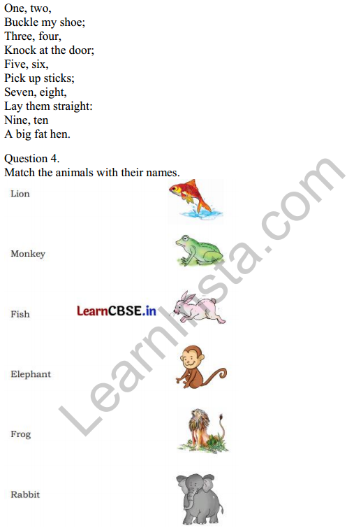 Mridang Class 1 English Solutions Chapter 3 Picture Time 4