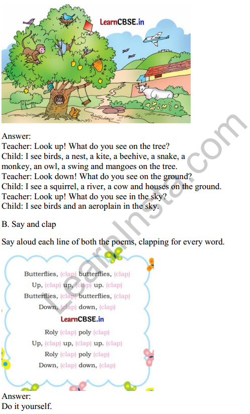class 4 english question answer chapter 1