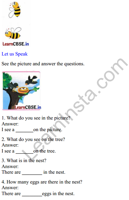 Mridang Class 1 English Worksheet Chapter 4 The Cap-seller and the Monkeys 4