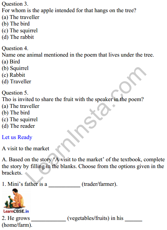 Mridang Class 1 English Worksheet Chapter 6 Fun with Pictures 3