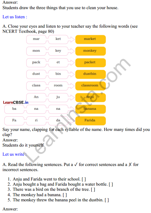 class 5 english chapter 2 let's learn pranayam question answer