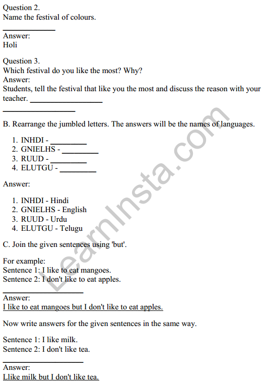 Mridang Class 2 English Solutions Chapter 13 We Are All Indians 4